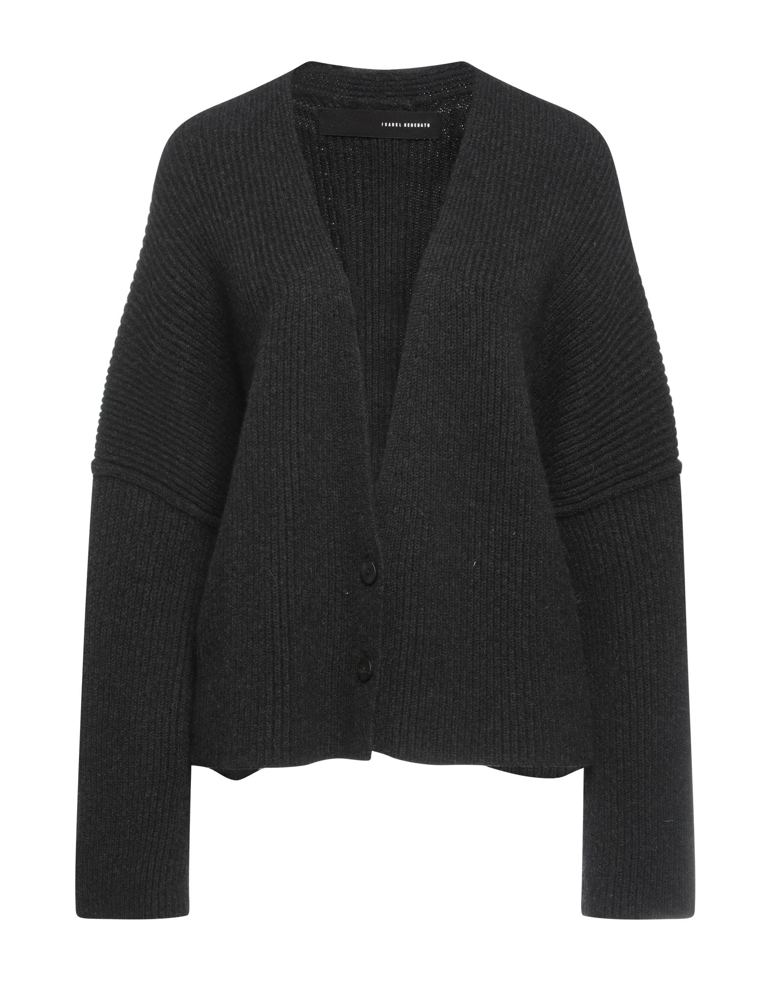 ISABEL BENENATO Strickjacke Damen Schwarz von ISABEL BENENATO