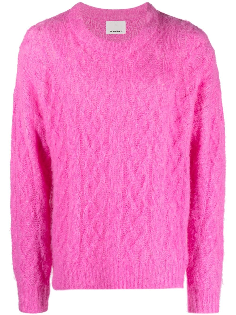 MARANT Anson Pullover mit Zopfmuster - Rosa von MARANT