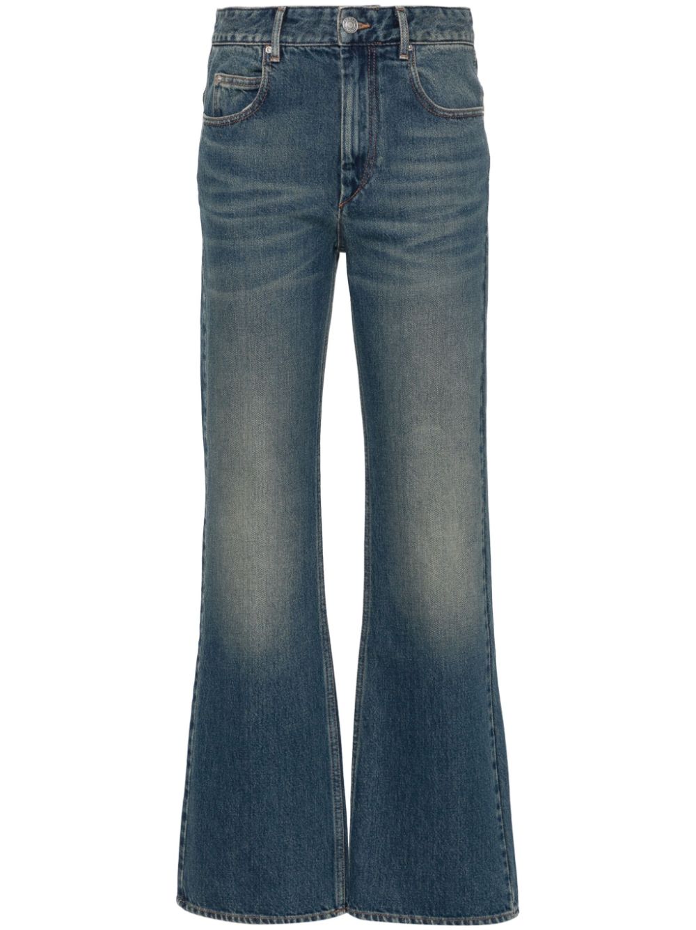 ISABEL MARANT Belvira Bootcut-Jeans mit hohem Bund - Blau von ISABEL MARANT