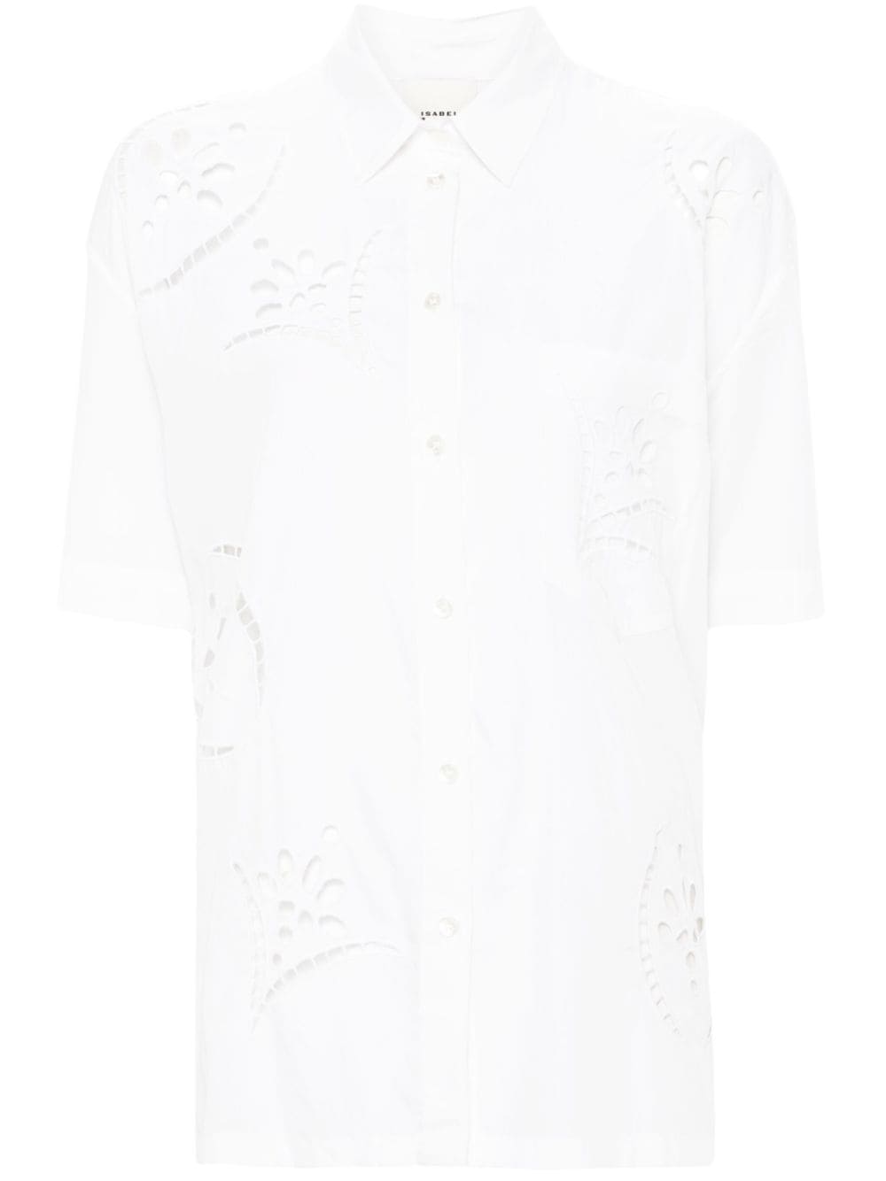 ISABEL MARANT Bilya broderie-anglais shirt - Weiß von ISABEL MARANT