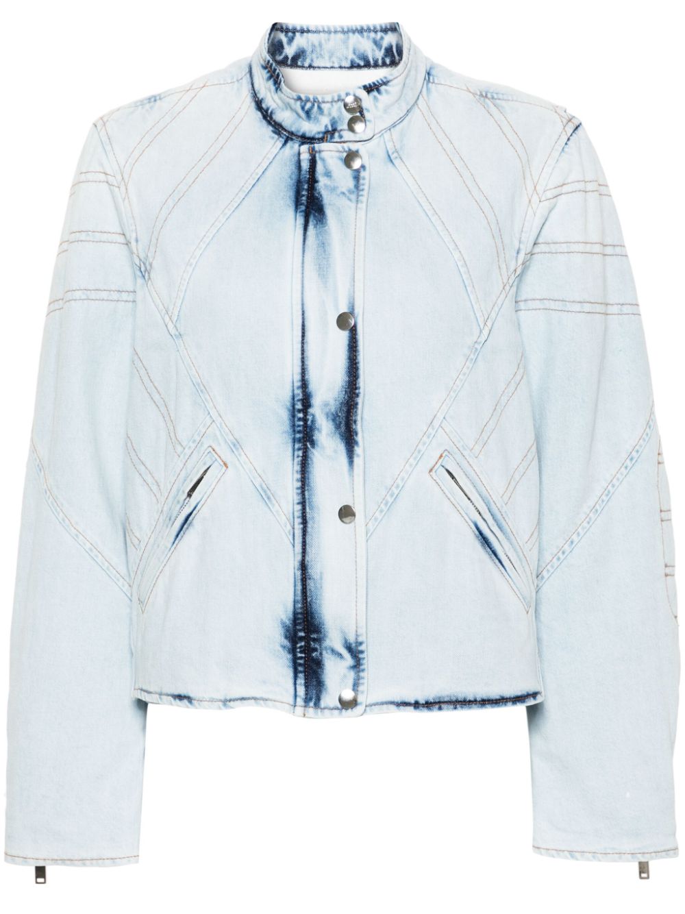 ISABEL MARANT Gefütterte Chady Jeansjacke - Blau von ISABEL MARANT