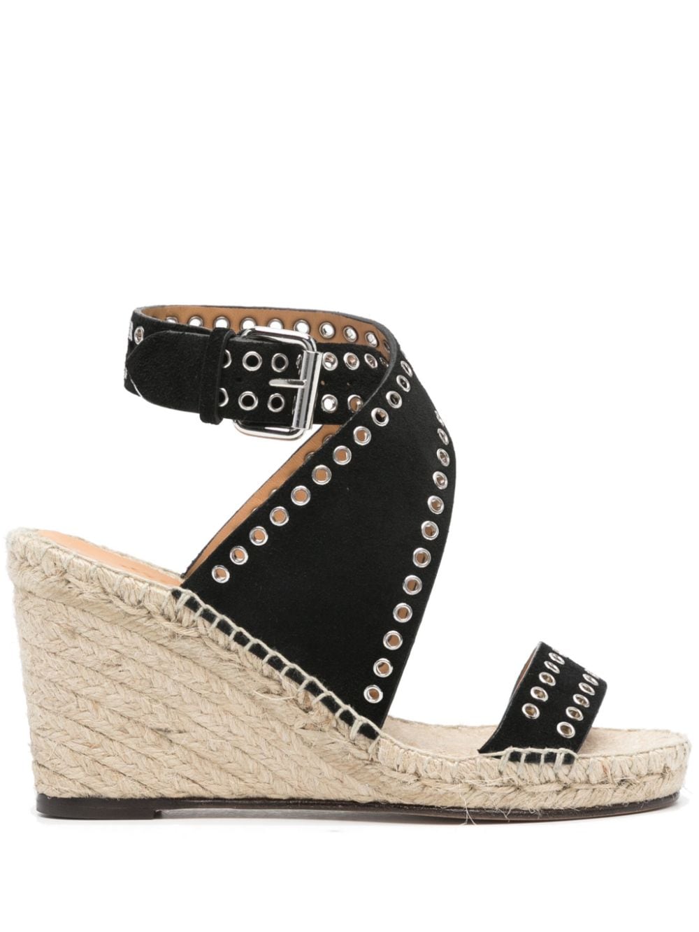 ISABEL MARANT Iriane Wedge-Espadrilles 85mm - Schwarz von ISABEL MARANT