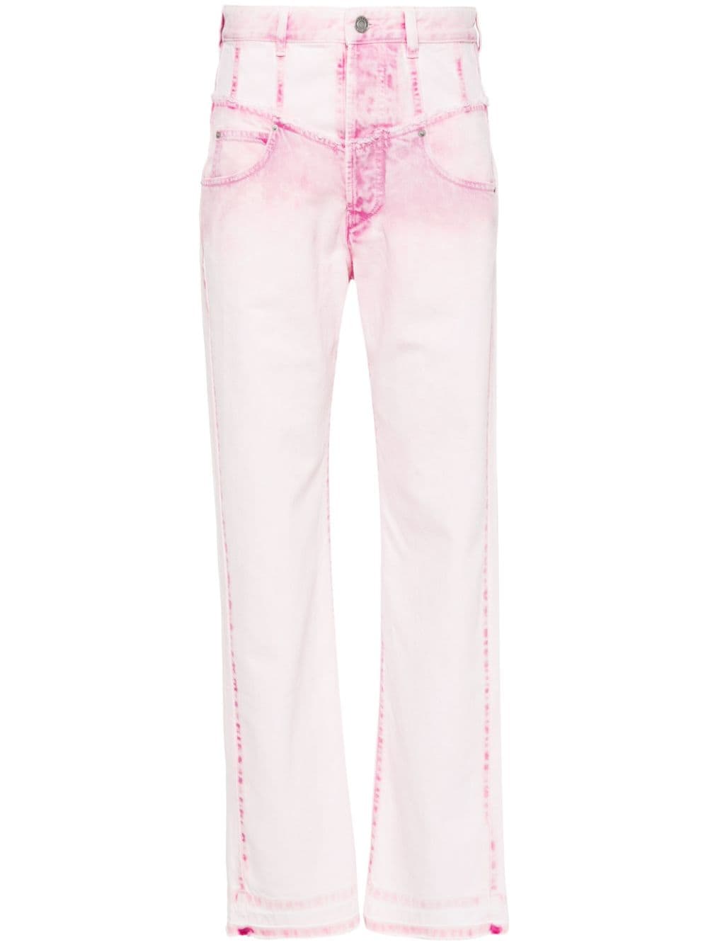 ISABEL MARANT Jeans mit geradem Bein - Rosa von ISABEL MARANT