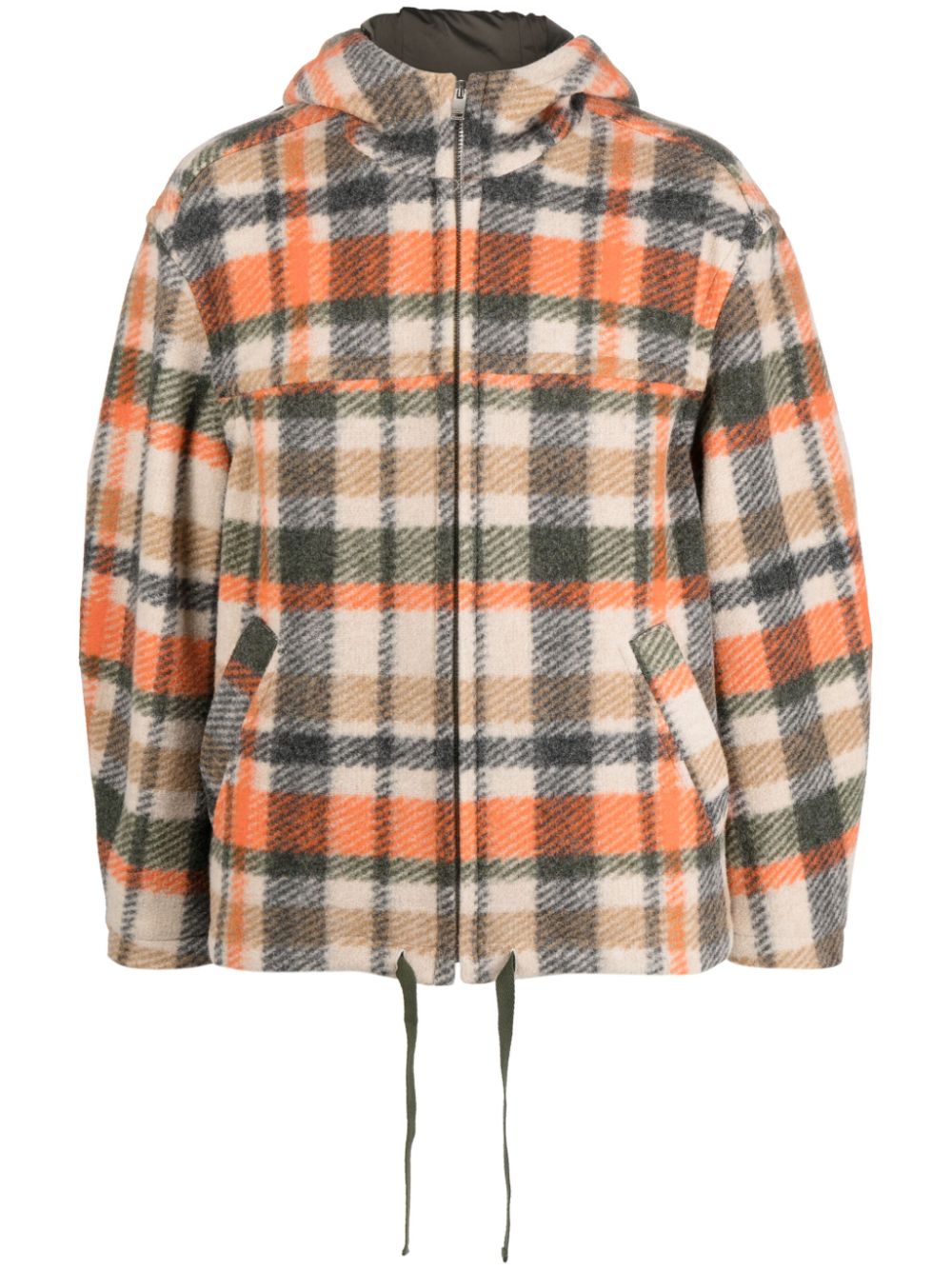 MARANT Kurt Jacke mit Karomuster - Orange von MARANT