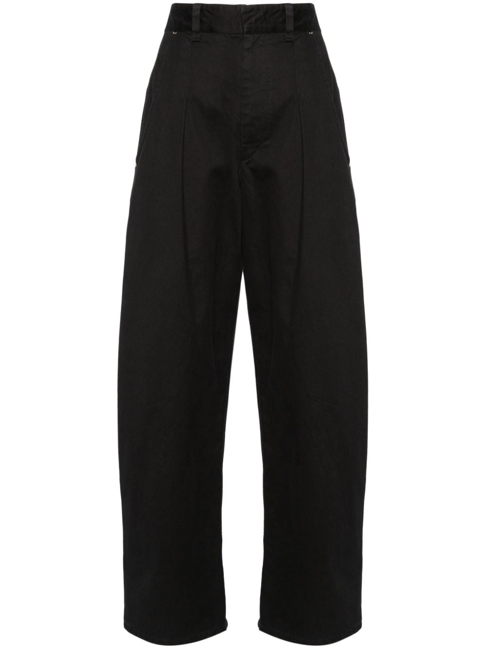 ISABEL MARANT Lenadi Hose mit weitem Bein - Schwarz von ISABEL MARANT