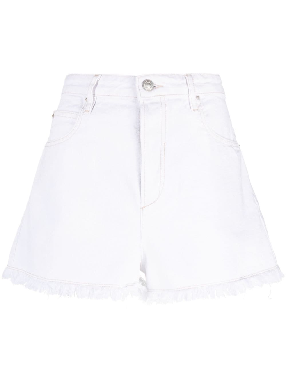 ISABEL MARANT Ausgefranste Lesia Jeans-Shorts - Weiß von ISABEL MARANT