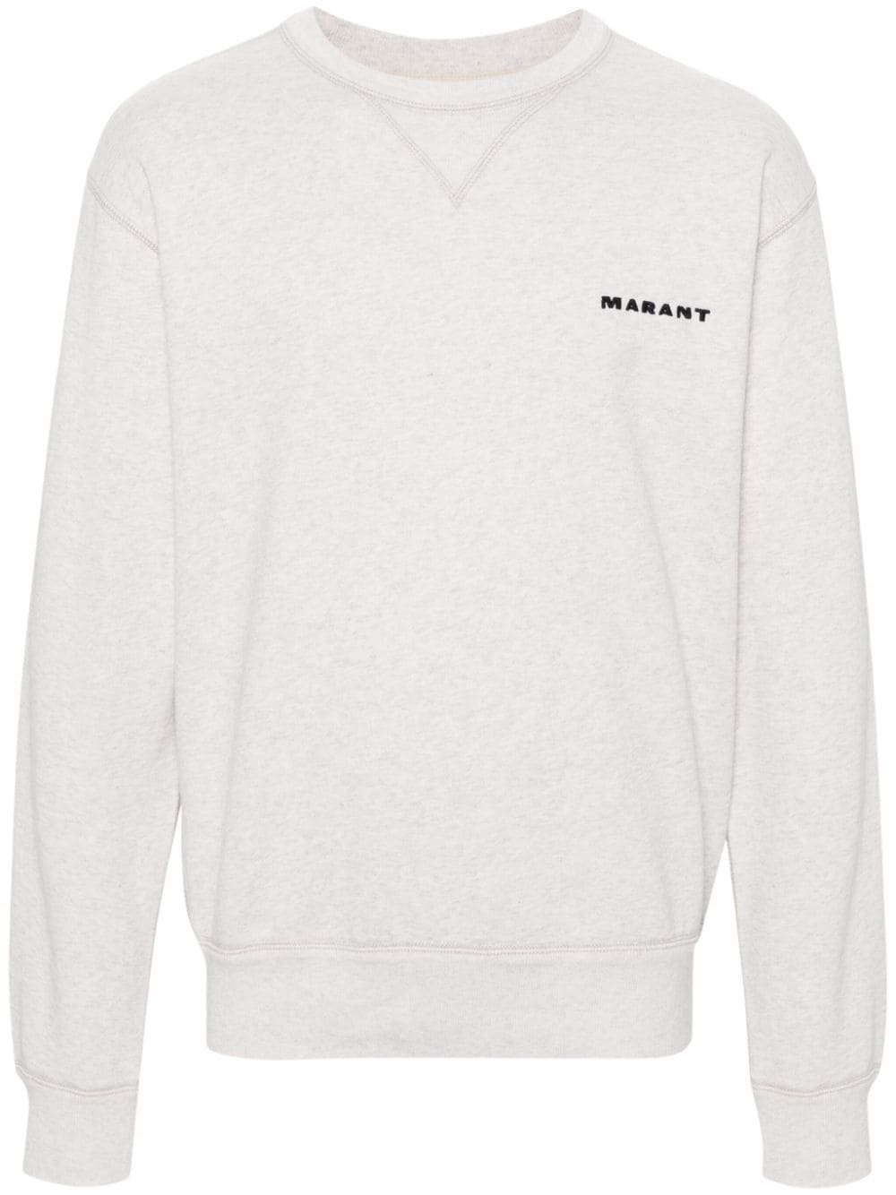 MARANT Mikis Sweatshirt mit Logo-Stickerei - Nude von MARANT