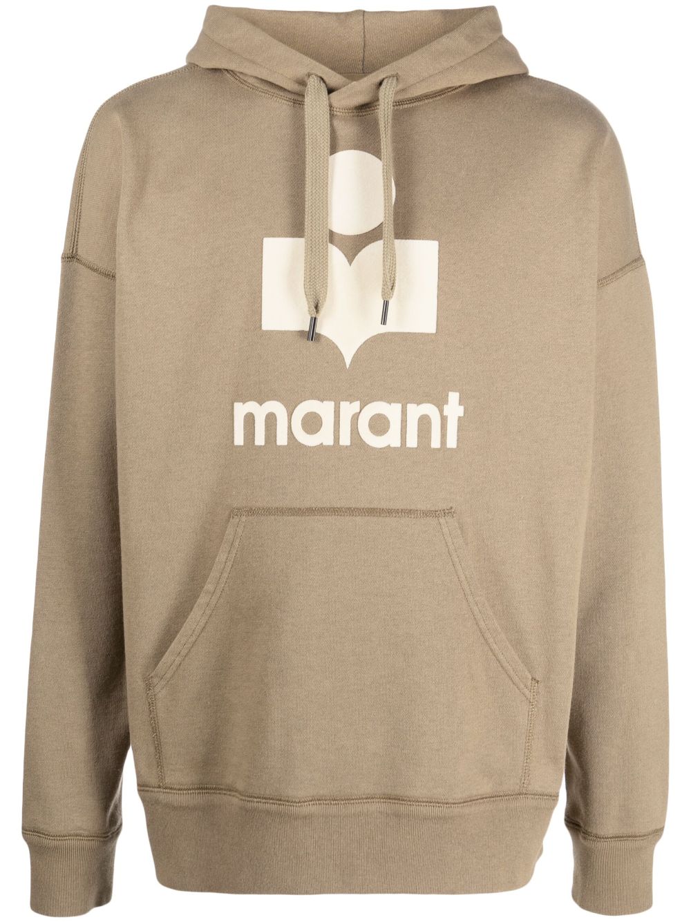 MARANT Miley Hoodie mit Logo-Print - Grün von MARANT