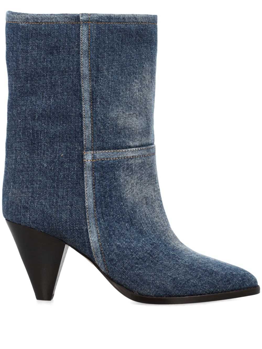 ISABEL MARANT Rouxa Jeansstiefel 75mm - Blau von ISABEL MARANT