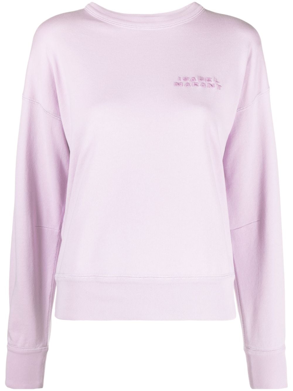 ISABEL MARANT Shad Sweatshirt mit Logo-Stickerei - Violett von ISABEL MARANT