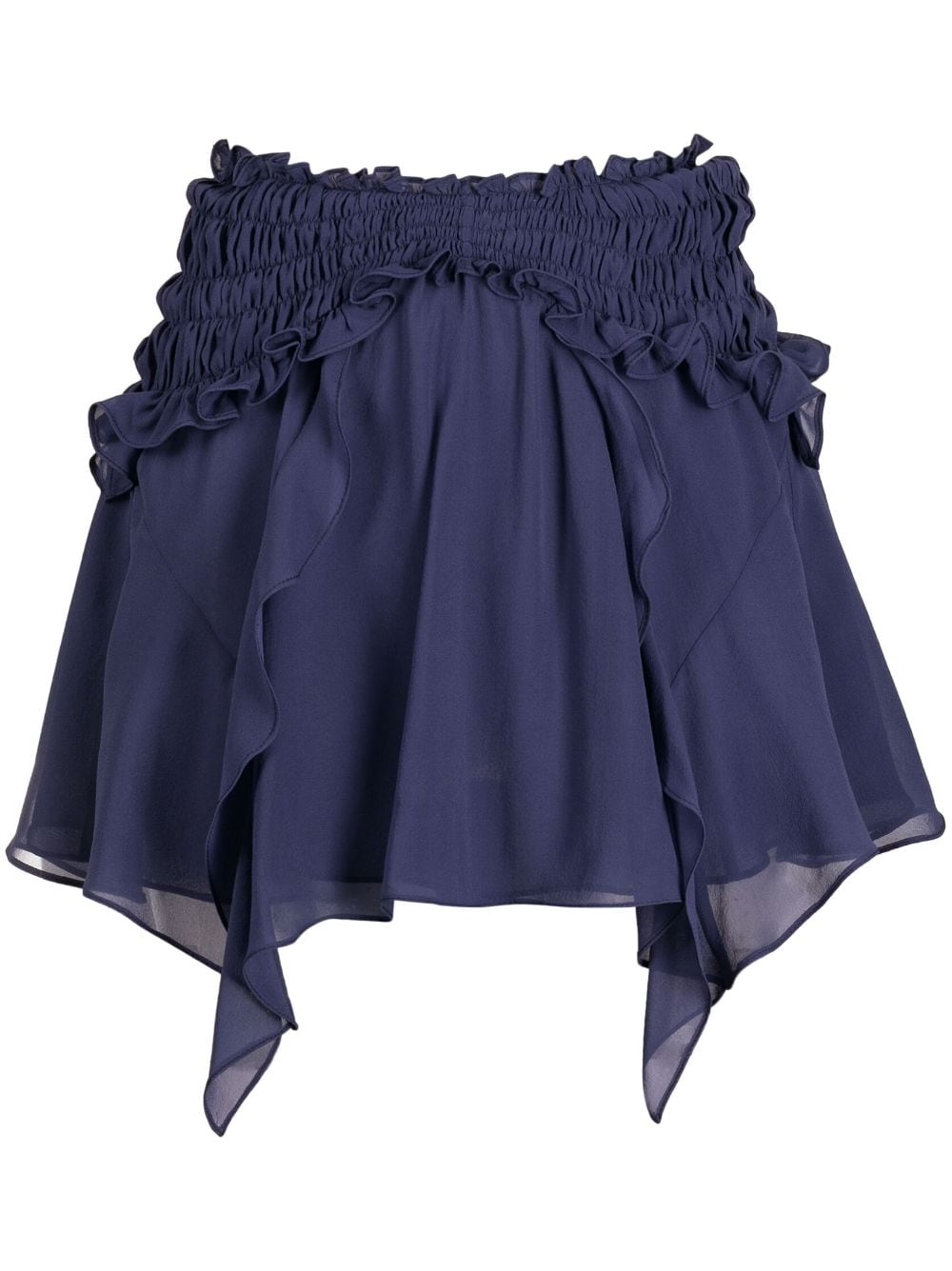 ISABEL MARANT Tripsy Minirock aus Seidenchiffon - Violett von ISABEL MARANT