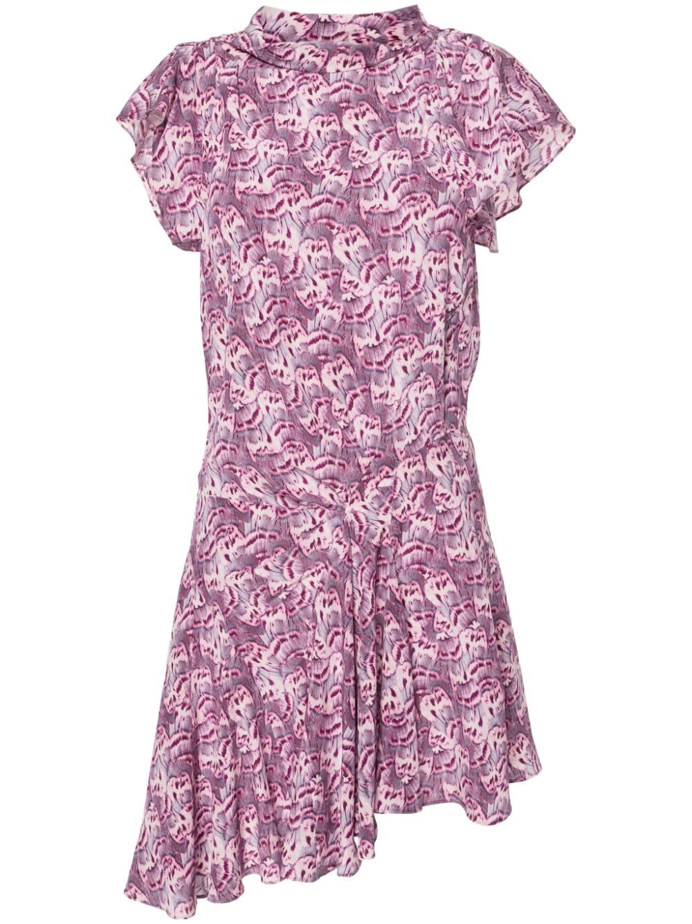 ISABEL MARANT Viona Midikleid mit Blumen-Print - Violett von ISABEL MARANT