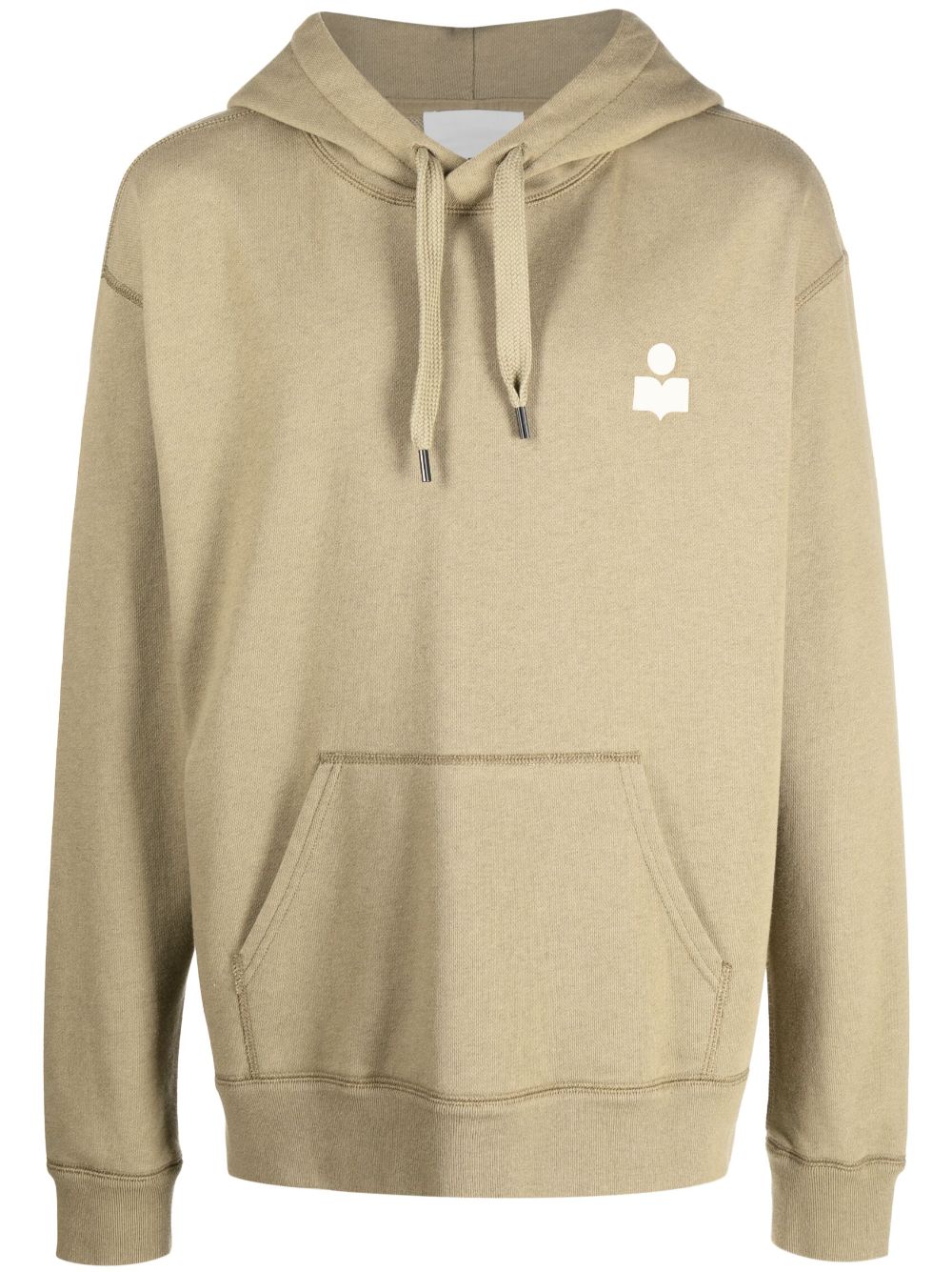 MARANT Hoodie mit Logo-Applikation - Grün von MARANT