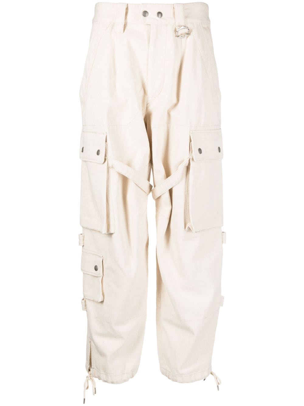 ISABEL MARANT Elore Cropped-Cargohose - Nude von ISABEL MARANT