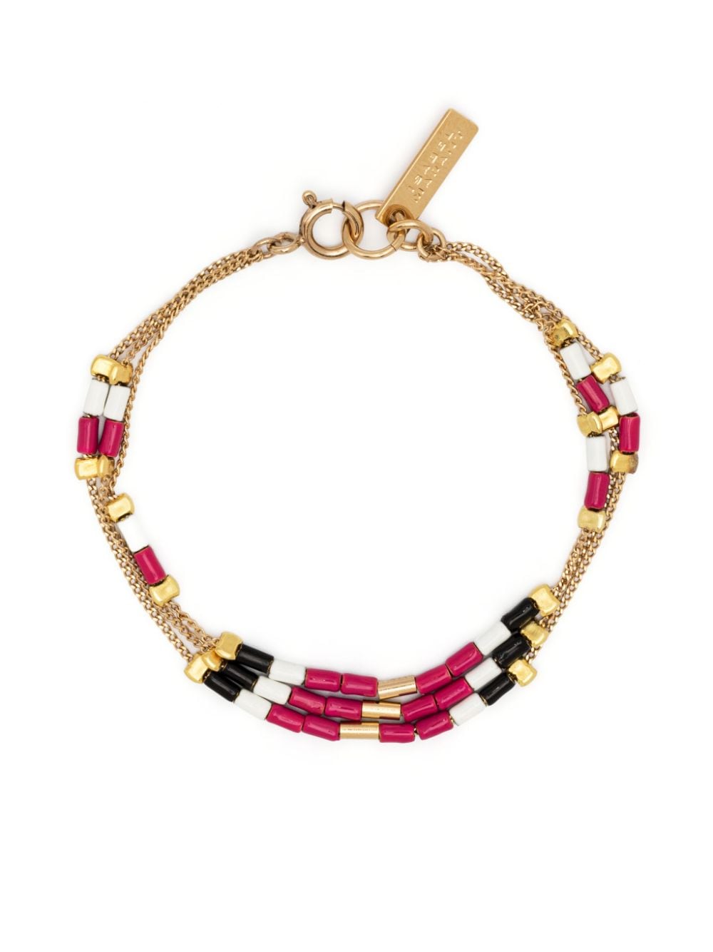 ISABEL MARANT Kettenarmband mit Perlen - Rosa von ISABEL MARANT