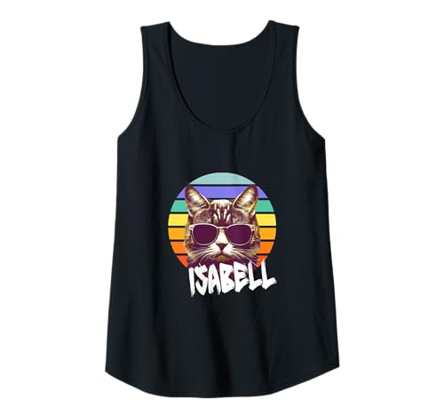 Damen ISABELL - Schöner Mädchen Name mit lustiger Katze Tank Top Damen ISABELL - Schöner Mädchen Name mit lustiger Katze Tank Top von ISABELL Tochter Enkel Geburtstag Geschenkideen