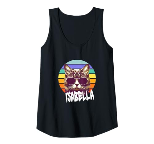 Damen ISABELLA - Schöner Mädchen Name mit lustiger Katze Tank Top Damen ISABELLA - Schöner Mädchen Name mit lustiger Katze Tank Top von ISABELLA Tochter Enkel Geburtstag Geschenkideen