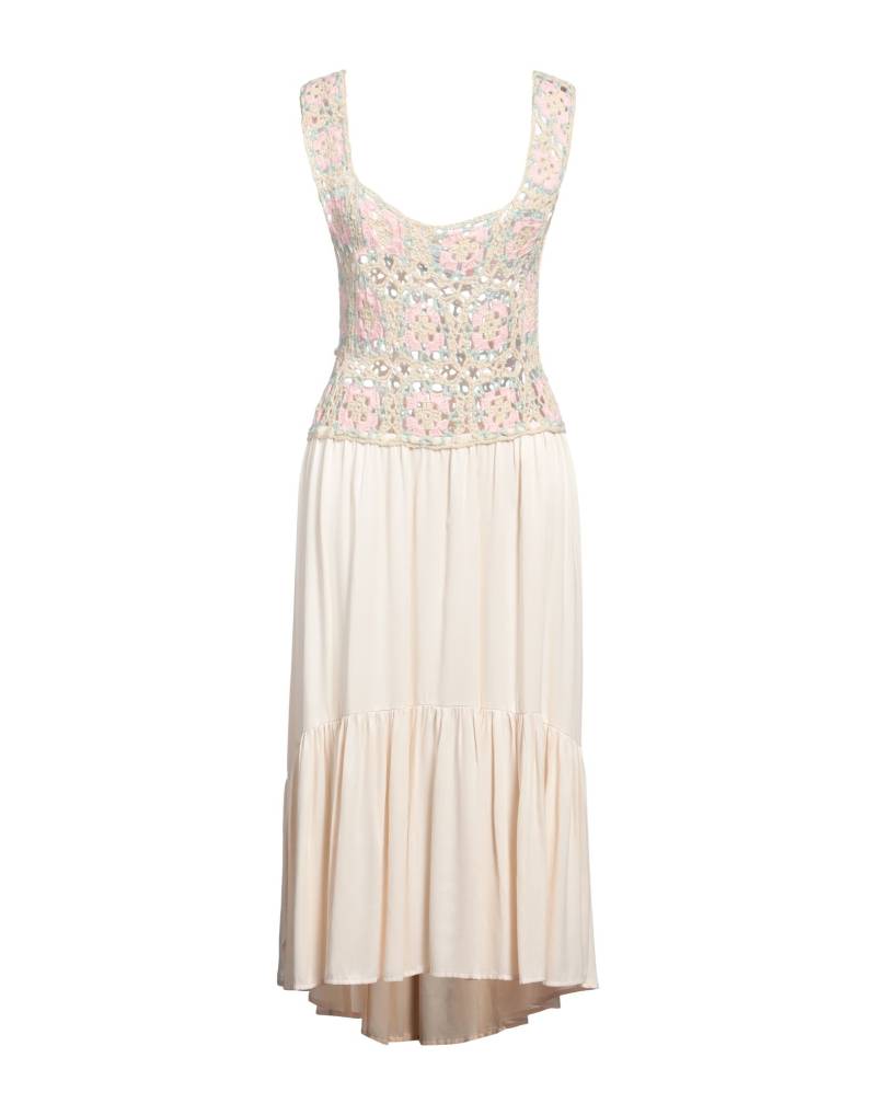 ISABELLE BLANCHE Paris Maxi-kleid Damen Beige von ISABELLE BLANCHE Paris
