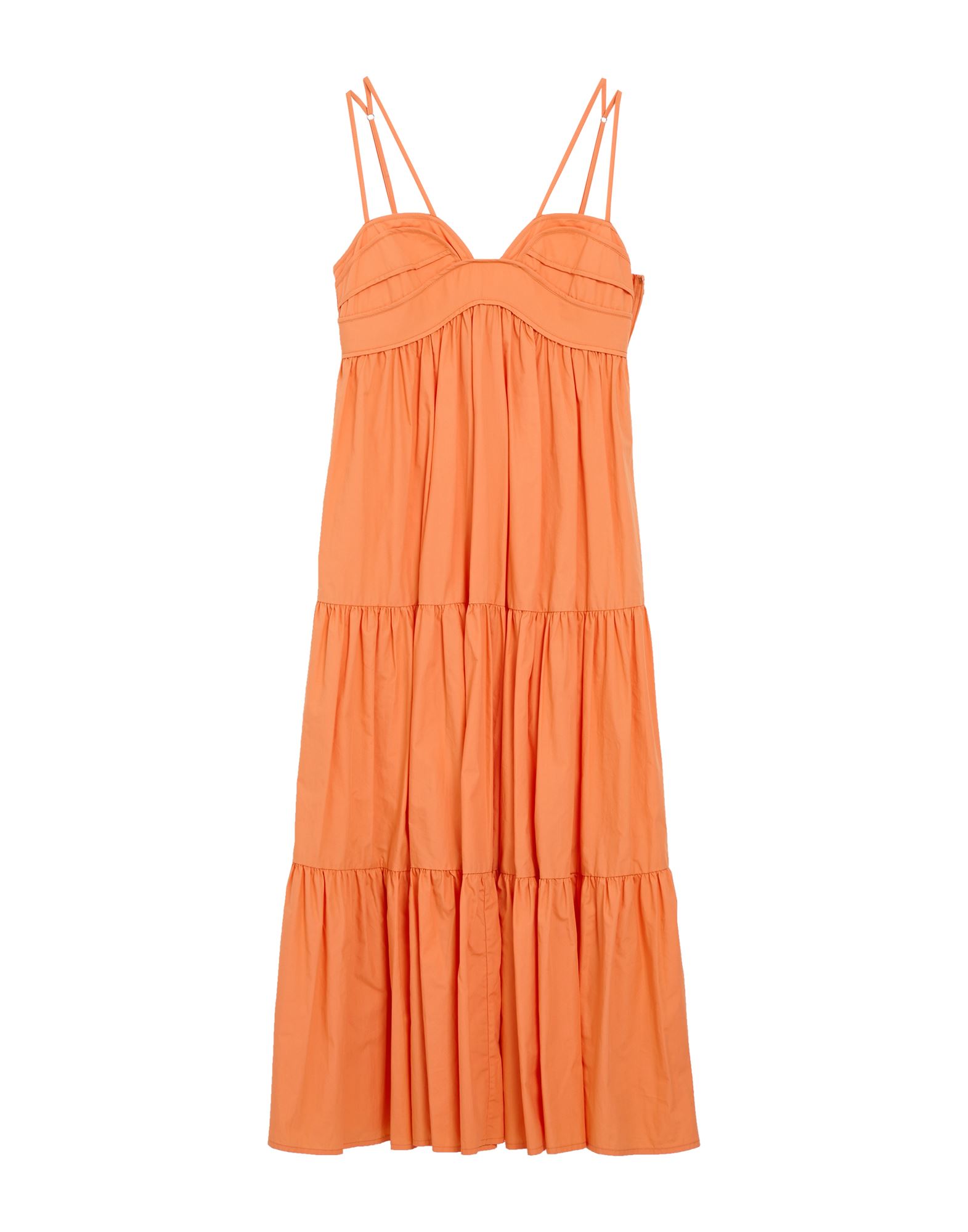 ISABELLE BLANCHE Paris Midi-kleid Damen Orange ISABELLE BLANCHE Paris Midi-kleid Damen Orange von ISABELLE BLANCHE Paris