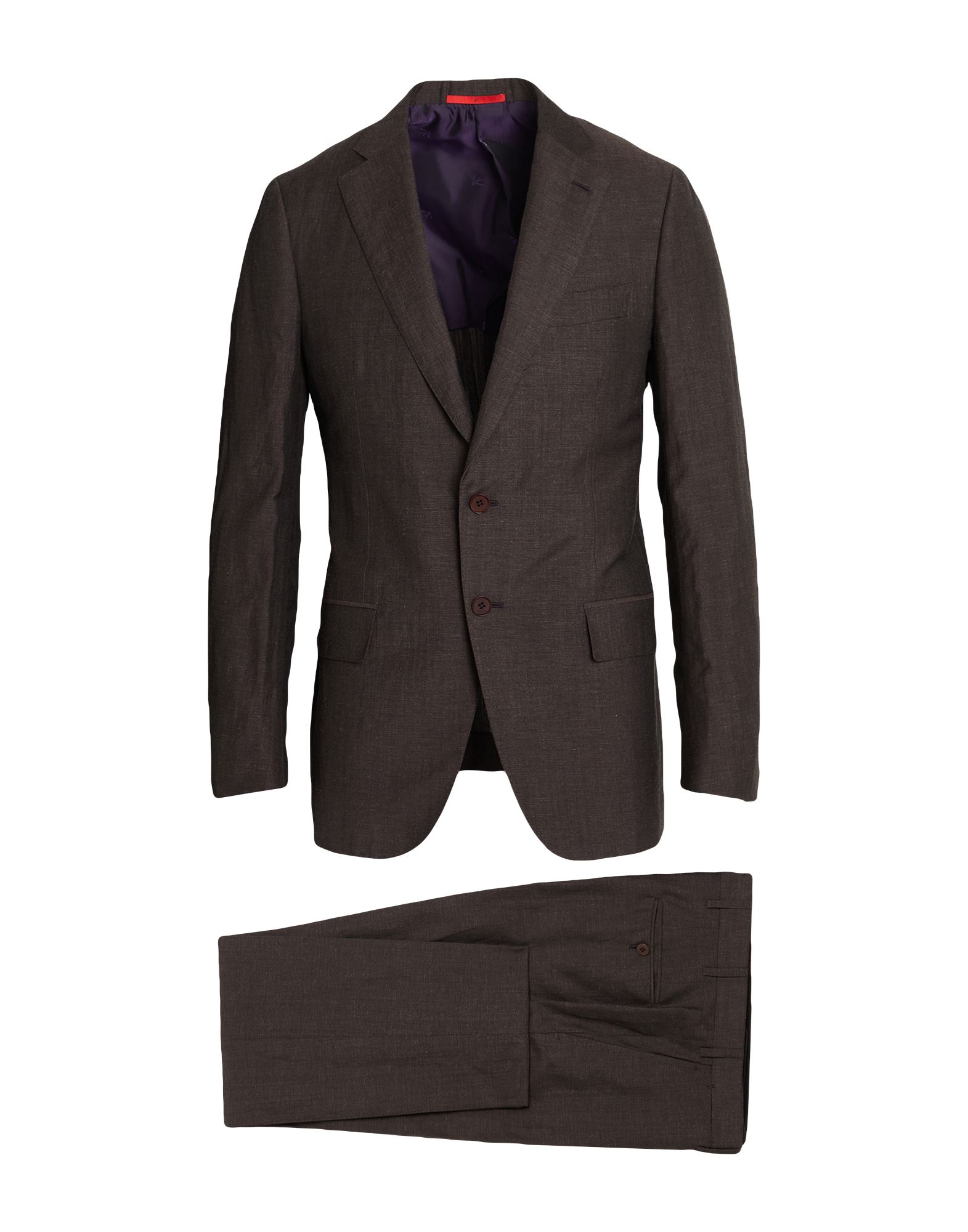 ISAIA Anzug Herren Dunkelbraun von ISAIA