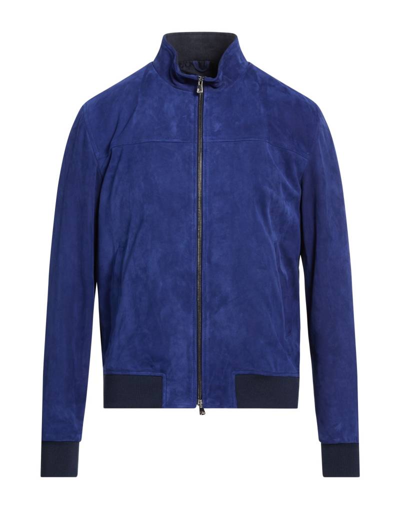 ISAIA Jacke & Anorak Herren Marineblau von ISAIA