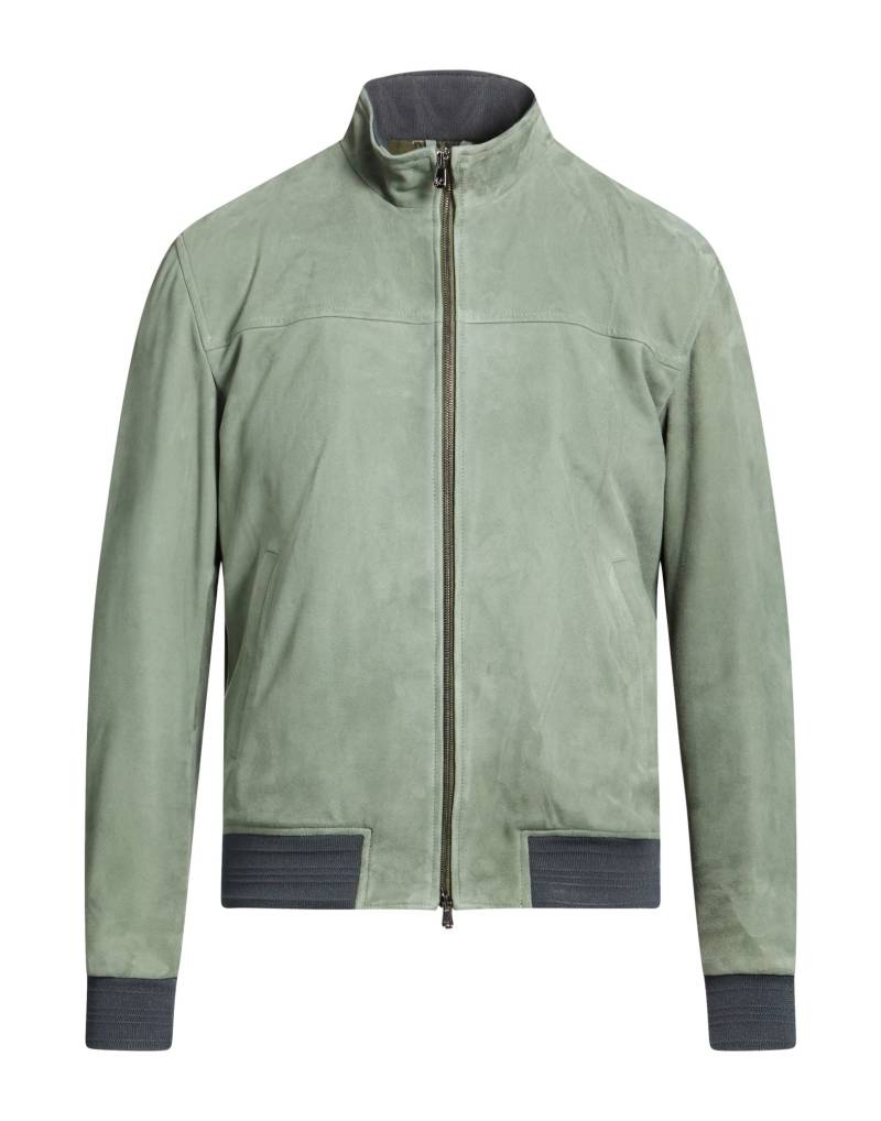 ISAIA Jacke & Anorak Herren Salbeigrün von ISAIA