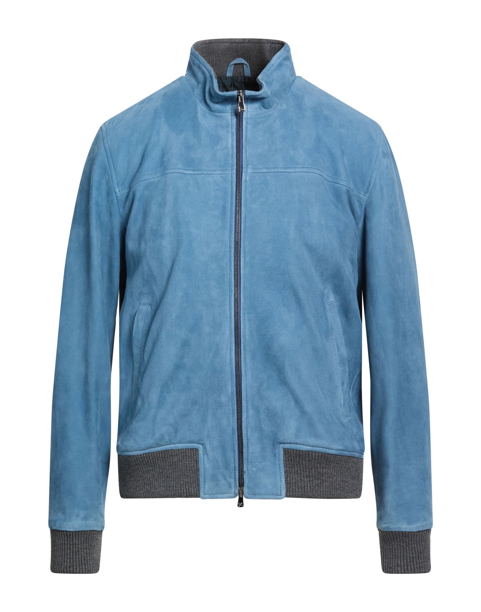 ISAIA Jacke & Anorak Herren Taubenblau von ISAIA