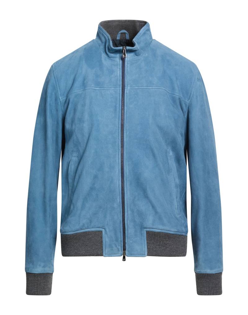ISAIA Jacke & Anorak Herren Taubenblau von ISAIA
