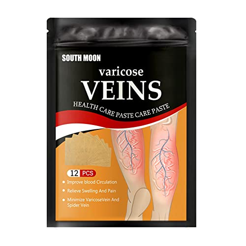 12pcs Varicose Veins Patch, Varicose Vein Instant Relief Patch, Spider Leg Repair Patch, Krampfadern und Besenreiser Entfernen, Stärkung der Kapillargesundheit, Verbesserung der Durchblutung von ISAKEN