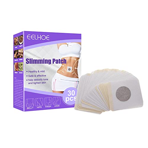 30pcs Effective Ancient Remedy Healthy Detox Slimming Belly Pellets,Slimming Patch,Natural Herbal Chinese Medicine Belly Sticker,Detox Slimming Patch,Mugwort Navel Sticker,Herbal Slimming Tummy Patch von ISAKEN