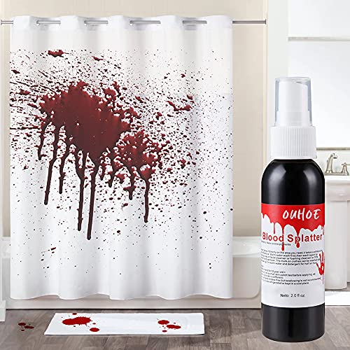 Halloween Plasma Spray Kunstblut Vampirblut echt 60ml künstliches Blut für Halloween, Fasching, Grusel-Makeup, Filmblut, Karneval Theaterblut Simulation Blutspray Make-up-Requisiten von ISAKEN