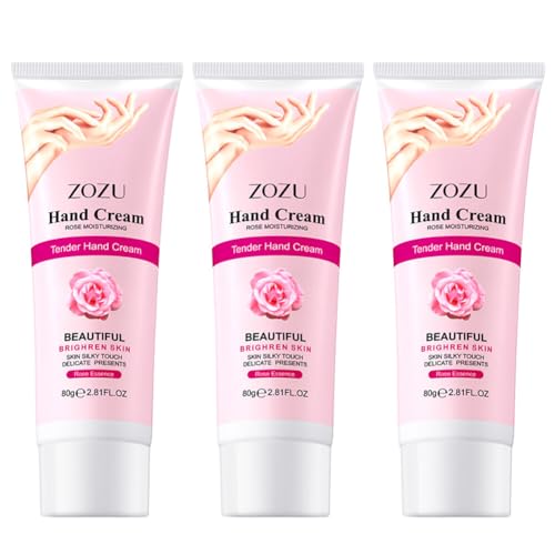 ISAKEN 3 Pack Handcreme Set, Pflanzenduft Handlotion Muttertag Weihnachten Geburtstagsgeschenke, Extra Feuchtigkeitsspendende Creme Strumpffüller für Frauen Mutter Freundin Frau von ISAKEN