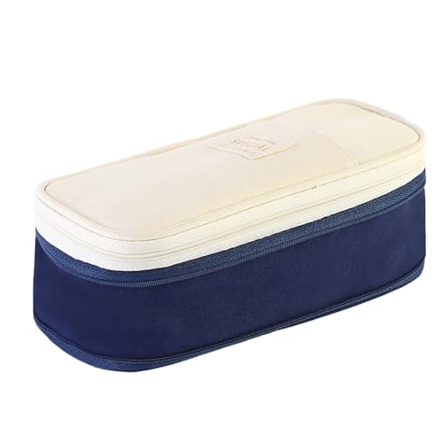 ISAKEN Faltbare Federtasche, Große Kapazität Schreibwaren Makeup Tasche Pen Bags Multifunktional Ästhetische Kosmetiktasche für Mädchen und Jungen Verwendung von ISAKEN