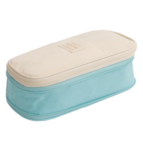 ISAKEN Faltbare Federtasche, Große Kapazität Schreibwaren Makeup Tasche Pen Bags Multifunktional Ästhetische Kosmetiktasche für Mädchen und Jungen Verwendung von ISAKEN