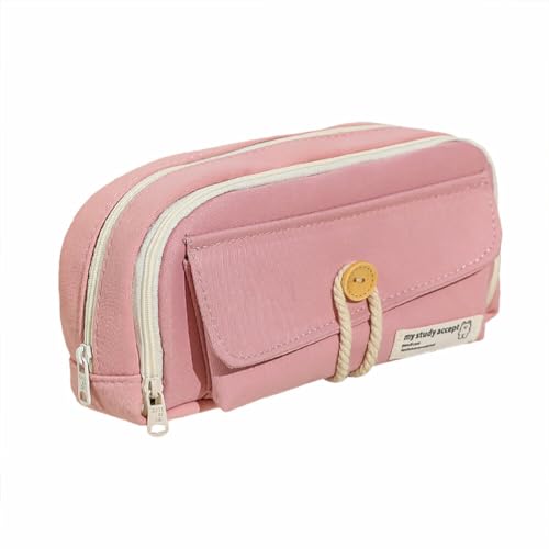 ISAKEN Federmäppchen Mädchen Grossem Pencil Case mit 3 Fächer, Multifunktions Schlampermäppchen Teenager Kinder Mädchen Jungen Mäppchen Etui Stifte für Schüler Schule Bürobedarf von ISAKEN