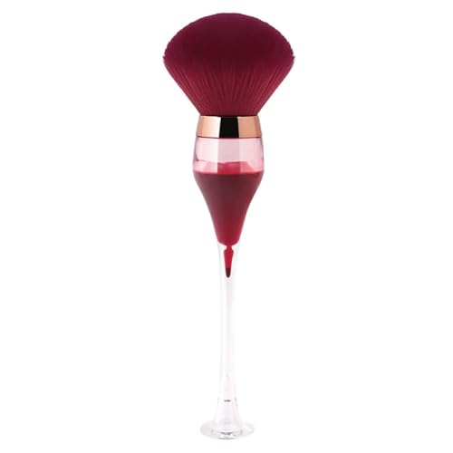 ISAKEN Nagel Kunst Staub Entferner Pinsel Make Up Pinsel Kosmetik Gesicht Pinsel Nagelpinsel Zur Reinigung Nagelstaubbürste für Flüssiges Make-up, Creme, Pudergrundierung von ISAKEN