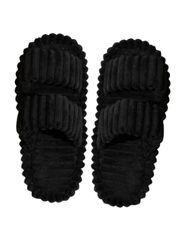ISAKEN Warme Hausschuhe, Winter Offene Zehe Hausschuh Warme Weiche Winter Haus Fuzzy Pantoffel Winter Wärme Bequem Plüsch Hausschuhe für Herren Mädchen Frauen ISAKEN Warme Hausschuhe, Winter Offene Zehe Hausschuh Warme Weiche Winter Haus Fuzzy Pantoffel Winter Wärme Bequem Plüsch Hausschuhe für Herren Mädchen Frauen von ISAKEN