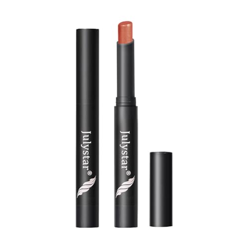 ISKAEN 2 Stück Lidschatten Stick Matte Schimmer Lidschatten Bleistift Crayon Hervorhebung Pigmentierter Glänzender Lidschatten Natürliche Schimmernde Farbtöne Frauen-Make-up-Set von ISAKEN