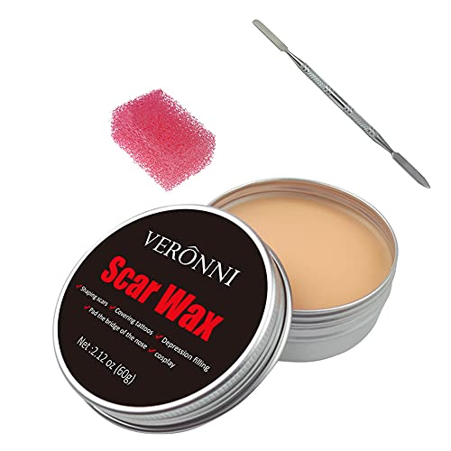 Wound Modeling Makeup Wax, Halloween Make-up Wachs Gefälschte Narbe Wunde Haut Wachs Spezialeffekte Körperbemalung Make up Reparaturabdeckungsnarbe Halloween Narbenherstellung Materialien, 74g von ISAKEN