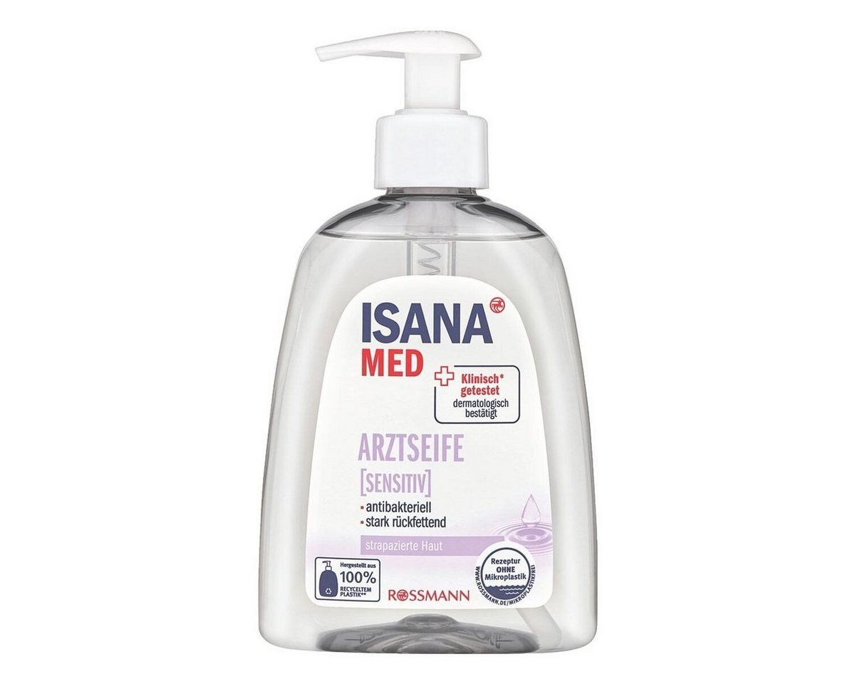 ISANA Flüssigseife Arztseife sensitiv, antibakteriell und stark rückfettend, 300 ml von ISANA