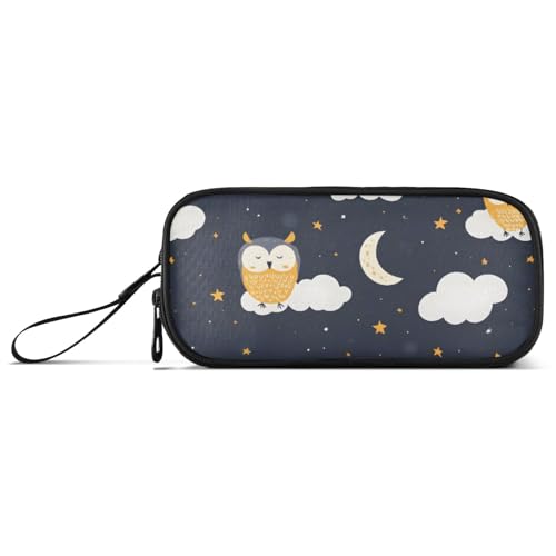 ISAOA Federmäppchen mit Eulen-Wolkenmuster, großes Fassungsvermögen, 3 Fächer, Federmäppchen, tragbar, große Aufbewahrung, Stiftebox für Teenager, Jungen, Mädchen, Erwachsene, Studenten ISAOA Federmäppchen mit Eulen-Wolkenmuster, großes Fassungsvermögen, 3 Fächer, Federmäppchen, tragbar, große Aufbewahrung, Stiftebox für Teenager, Jungen, Mädchen, Erwachsene, Studenten von ISAOA