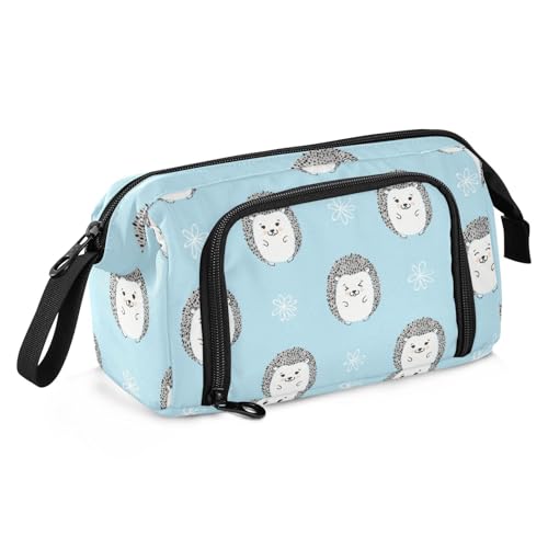 ISAOA Federmäppchen mit großem Fassungsvermögen, große Aufbewahrung, Federmäppchen, niedliche Igel, Stifte-Tasche mit Reißverschluss, Büro, College, Schreibwaren, Organizer, Schulbedarf für Teenager, ISAOA Federmäppchen mit großem Fassungsvermögen, große Aufbewahrung, Federmäppchen, niedliche Igel, Stifte-Tasche mit Reißverschluss, Büro, College, Schreibwaren, Organizer, Schulbedarf für Teenager, von ISAOA