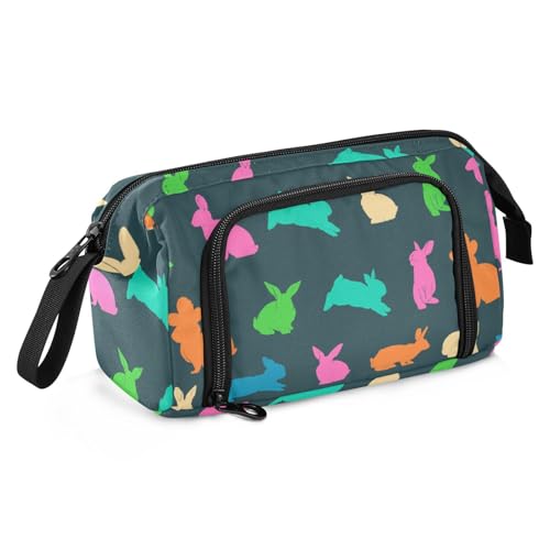 ISAOA Federmäppchen mit großem Fassungsvermögen, großes Fassungsvermögen, Kinderdruck, buntes Kaninchen, Stifte-Tasche mit Reißverschluss, Büro, College, Schreibwaren, Organizer, Schulbedarf für ISAOA Federmäppchen mit großem Fassungsvermögen, großes Fassungsvermögen, Kinderdruck, buntes Kaninchen, Stifte-Tasche mit Reißverschluss, Büro, College, Schreibwaren, Organizer, Schulbedarf für von ISAOA