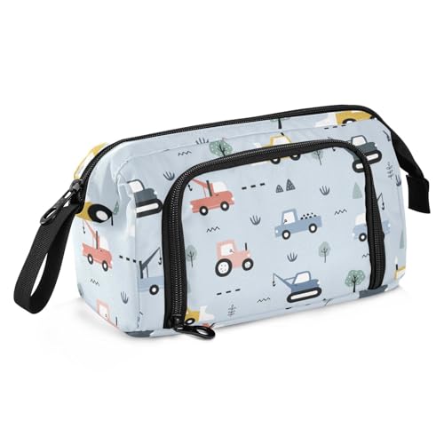 ISAOA Federmäppchen mit großem Fassungsvermögen, großes Fassungsvermögen, niedliches Baufahrzeug, Auto, Stifte-Tasche mit Reißverschluss, Büro, College, Schreibwaren, Organizer, Schulbedarf für ISAOA Federmäppchen mit großem Fassungsvermögen, großes Fassungsvermögen, niedliches Baufahrzeug, Auto, Stifte-Tasche mit Reißverschluss, Büro, College, Schreibwaren, Organizer, Schulbedarf für von ISAOA