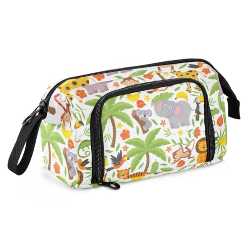 ISAOA Große Kapazität, Federmäppchen, großes Fassungsvermögen, Dschungeltiere, Koala-Pflanze, Stifte-Tasche mit Reißverschluss, Büro, College, Schreibwaren, Organizer, Schulbedarf für Teenager, ISAOA Große Kapazität, Federmäppchen, großes Fassungsvermögen, Dschungeltiere, Koala-Pflanze, Stifte-Tasche mit Reißverschluss, Büro, College, Schreibwaren, Organizer, Schulbedarf für Teenager, von ISAOA