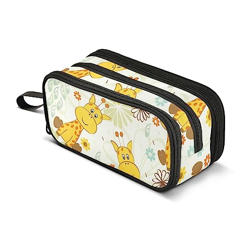 ISAOA Große Kapazität Federmäppchen (niedliche Giraffe) Beuteltasche Große Stifttasche Schreibwarentasche für Mädchen Jungen Erwachsene Studenten, #8, Einheitsgröße, Taschen-Organizer von ISAOA