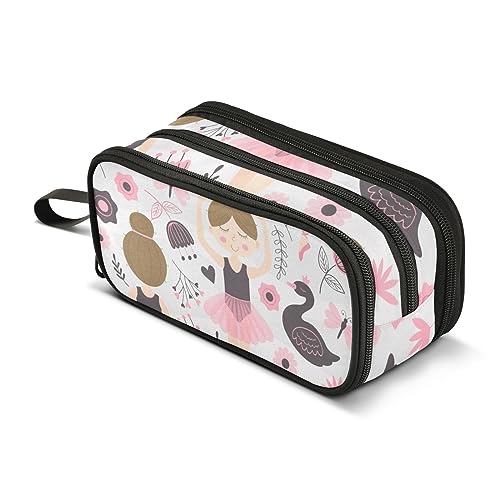 ISAOA Große Kapazität Federmäppchen Niedliche Ballerina Mädchen Beutel Tasche Große Stifttasche Schreibwaren Tasche für Mädchen Jungen Erwachsene Studenten, #8, Einheitsgröße, Taschen-Organizer von ISAOA