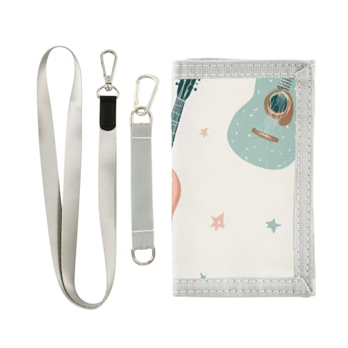 ISAOA Kinder-Geldbörse mit Cowboyhut-Muster, dreifach gefaltete Geldbörse mit Münzfach mit Reißverschluss und Kartenhaltern, Neuheit Geldbörse für Kindergeburtstage von ISAOA