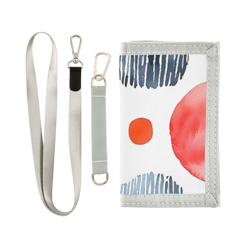 ISAOA Kinder-Geldbörse mit lustigem Apfelmuster für Jungen und Mädchen, dreifach gefaltete Geldbörse mit Münzfach mit Reißverschluss und Kartenhaltern, Neuheit Geldbörse für Kindergeburtstagsgeschenke von ISAOA