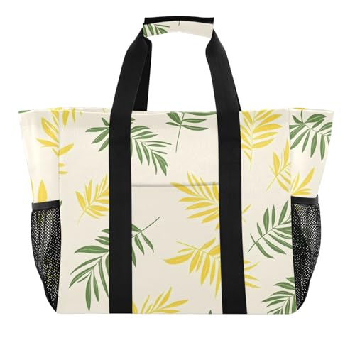 ISAOA Strandtasche für Damen, groß, wasserdicht, für Reisen, Pool, Yoga, Krankenschwester, Einkaufstasche, Gelb / Grün ISAOA Strandtasche für Damen, groß, wasserdicht, für Reisen, Pool, Yoga, Krankenschwester, Einkaufstasche, Gelb / Grün von ISAOA